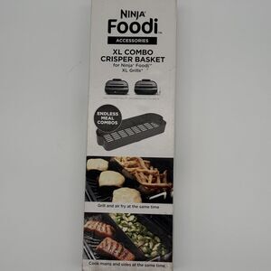 NINJA Foodi Accessories XL Combo CRISPER BASKET for Ninja Foodi XL Grills, *NEW*